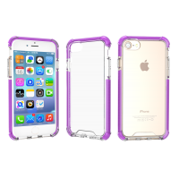 iPhone 6 | 6s | 7 | 7s | 8 Compatible Clear Case  (Purple)